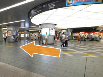 京王線・小田急線「多摩センター」駅からのルート1